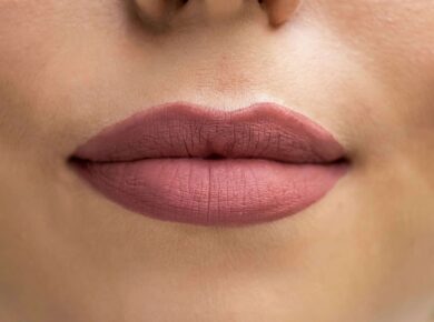 lip flip before and after
